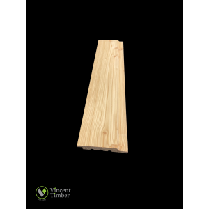19mm x 142mm European Larch Horizontal Half Lap Cladding KD